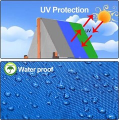 52 X 89 Inch Green Blue Gray Waterproof Uv Resistant Swing Canopy Cover