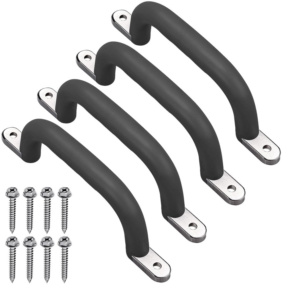 9.64” Safety Handles, Non-Slip Swing Set Grips for Playset, Climbing Frame, …