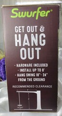 Swurfer Disco 3-in-1 Outdoor Swing Sit, Stand, Climb for Ages 6+ New Open Box