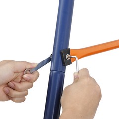 Powder-Coated Steel Swing Set Frame Stand Weatherproof MAX 220 LBs Kids