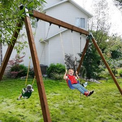 Heavy Duty Swing Hangers Swing Set Hardware Playground Porch Yoga Seat Trapez…