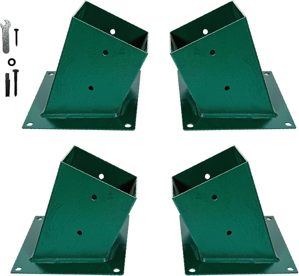 A-Frame Swing Brackets, 4X4 Base 4 Pcs (Inner Size 3.6″X3.6″) – Heavy Duty Swing