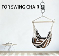 Heavy Duty Spring Hammock Chair Spring Porch Swing Springs Hook Suspension Sw