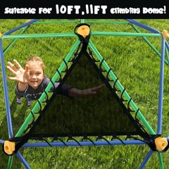 11FT Climbing Dome, Sturdy Climber Dome Accessories, Easy Net Chair for 10FT