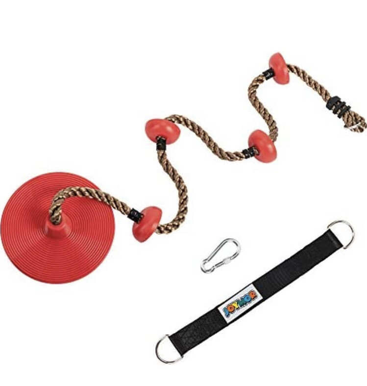 TREE Climbing Swings Rope Platforms And Disc Seat RED Swing Set Accessory Heavy
