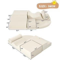 Toddler Active Play Equipment Soft Foam Climb Crawl Structure Indoor Playground