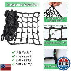 KAERYHET Climbing Net for Kids Double Layers Playground Safety Net Polyester