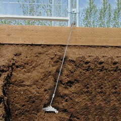 30 Inch Earth Anchors, (12 Pcs) 1000LBS Ground Earth Anchors Set for Trapping…