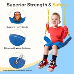 2-Pack Swing Seats for Swing Set, 330lb Capacity, Replacement Kits for Kids