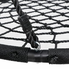 48” Spider Web Tree Swing Net Rope Platrorm For Multiple Chidren Heavy Duty