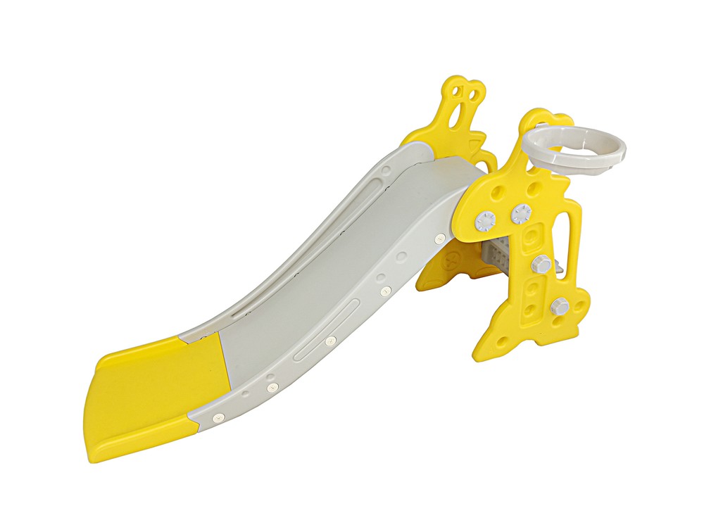 Children Slide Play Slide Freestanding Slide Basketball Hoop for Kid Games