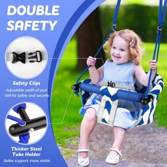 Toddler Swing – Comfy Baby Swing Outdoor Indoor Kids Swing Seat for Backyard …