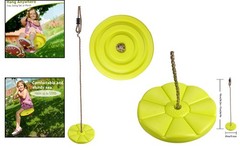 220lbs Capacity Yellow Tree Swing Disc – Fun for Kids 3-10, Easy Install