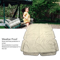 Outdoor Swing Canopy Porch Top Cover Proof for Patio Yard Chair (Beige), NOEN…
