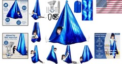 Double Layer Sensory Swing – Cuddle Therapy for Kids & Adults, 300lbs Capacity