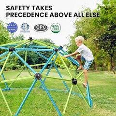 Easyego Climbing Dome, 10FT Jungle Gym with Swing for Kids 3 to 10 – EE-BQPJ