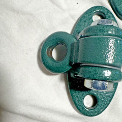 Set of 3 Heavy Duty Swing Hangers Green No Hardware