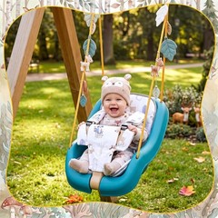 New Swing Seat Hanging Chair Outdoor Baby Toddler Kids Child Tree Play Children