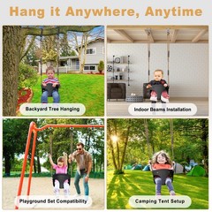Heavy Duty High Back Full Bucket Toddler Swing Seat, Toddler Bucket Swing with L