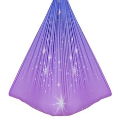 300lb Adjustable Aerial Swing, Double-Layer Spandex Fabric, 360° Swivel Design