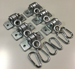 Swingset swing hangers,ductile swing hangers, playground iron.hardware kit,2H,6