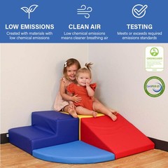 FDP SoftScape Toddler Playtime Corner Climber, Indoor Active Play Structure for