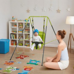 XNS001 Indoor-Outdoor Baby Swing with Safety Seat for Toddlers