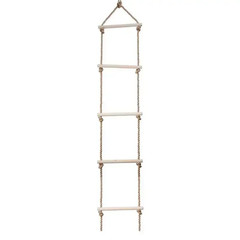 Children Climbing Rope Ladder Wooden Material Kids Swing Indoor Outdoor Game Toy