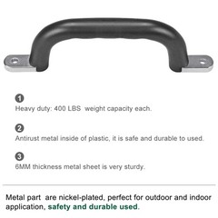 9.64” Safety Handles, Non-Slip Swing Set Grips for Playset, Climbing Frame, …
