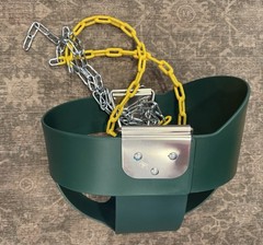 Toddler Swing, Baby Swing Outdoor –High Back Full Bucket Swing Set for Ages 1…