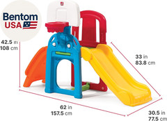Game Time Sports Climber, Kids Indoor/Outdoor Playset, Backyard Playground Set,
