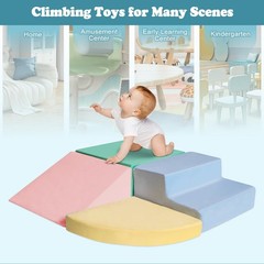 Climbing Toys for Toddlers 1-3, Foam Climb Blocks for Baby，4-Piece Baby Climb…