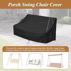 Porch Swing Seat Cover, Waterproof Swing Covers for Outdoor Patio Swings & Ga…