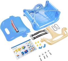 Toddler Swing, 3-In-1 Baby Swing Seat, Anti-Flip Snug & Secure Detachable Kids S