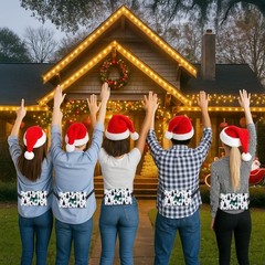 4 Set Christmas Party Games Swing Shaking Balls Set Includes 4 Strap Shake Bo…