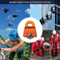 Ekat Micro Aluminum Side Swing Pulley, Backyard Zipline, Trolley