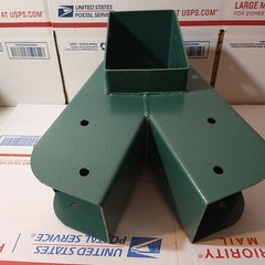 BETOOLL DIY Swing Set Bracket with All Mounting Hardware Middle Green