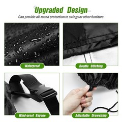 Outdoor Swing Cover, Waterproof and Heavy-duty, Cover for Patio A Frame Swing…