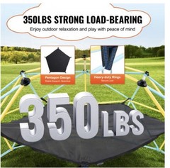 VEVOR 10ft Climbing Dome Hammock Net, 350 lb Load Capacity, JX-DC-P-10H