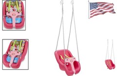 Compact 2-in-1 Snug ‘n Secure Swing for Baby & Toddler – 50 lbs Weight Limit