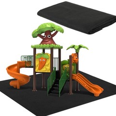 Outdoor Climber Slider Mat, 55″ x 70″ Waterproof Slide Mat Activity Pad Rug w…