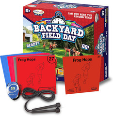 Backyard Field Day Obstacle Course Game – 27 Double-Sided Foam Challenge Tiles w