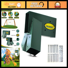Heavy Duty A-Frame Swing Set Bracket – Easy DIY Installation, Durable Green Part