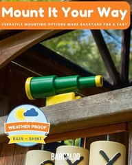 Kids Playset Telescope – Outdoor Backyard Playground Telescope – Green