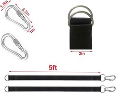 Tree Swing Hanging Kit – 2100 lbs Load, Fast Setup, Complete with Straps