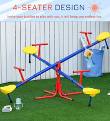 Playground Seesaw Totter Teeter Kids Outdoor Set Dandy Play Home Teeter-Totter