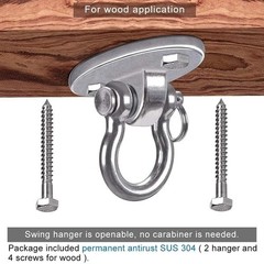 2Pack Heavy Duty Swing Hanger 180° Ceiling Swing Mount 1000 LBS Capacity Heav…