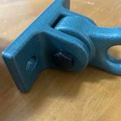 Wood Beam Swing Hanger Galvanized Ductile Iron Green Heavy Duty 5000lbs No Screw