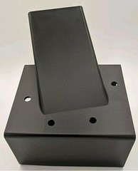 Abusa Heavy Duty Swing Set A-frame Brackets Set Of 2 with Bolts Black