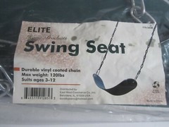 Set of 2 Heavy Duty Swing Seat with Chains Elite Home Products Green & Pink